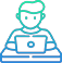 boy with computer icon managedcare