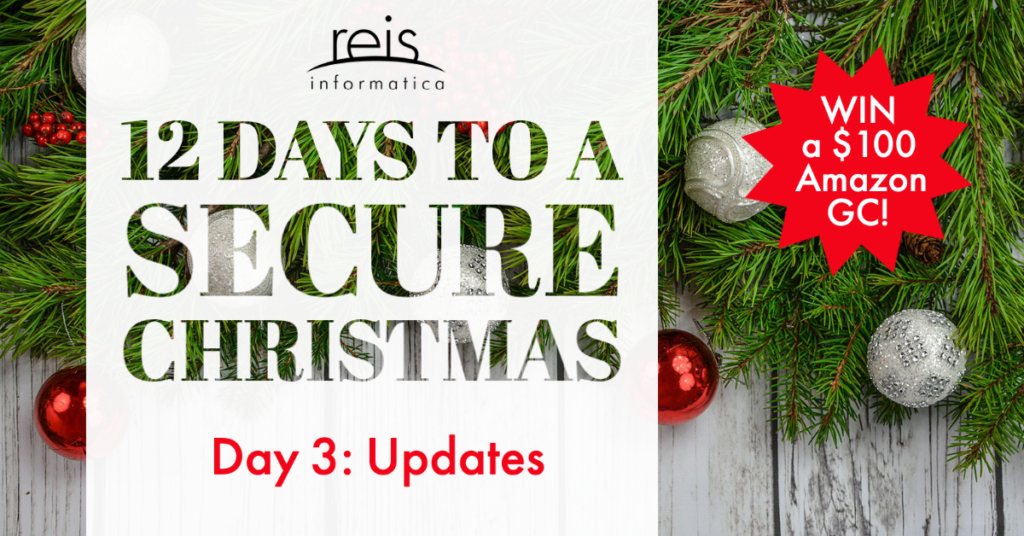 12 Days to a Secure Christmas – Updates