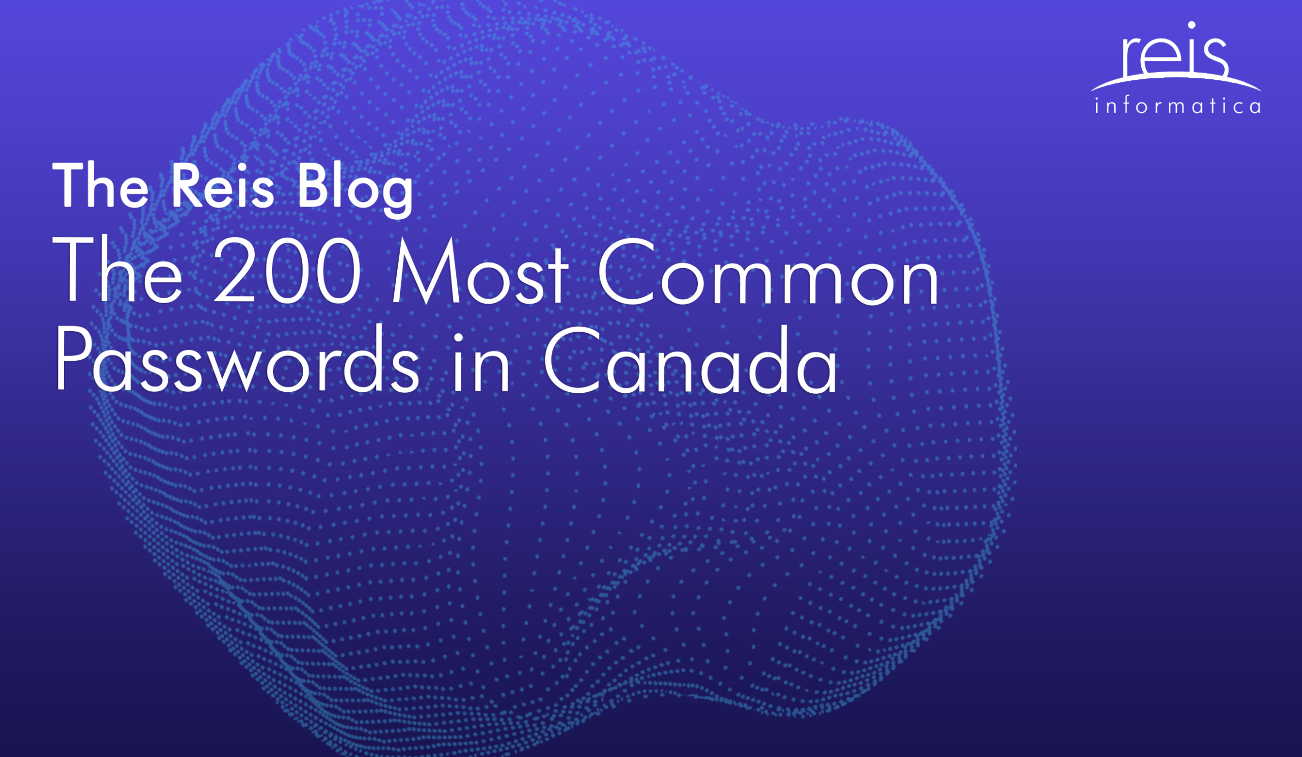 The 200 Most Common Passwords in Canada