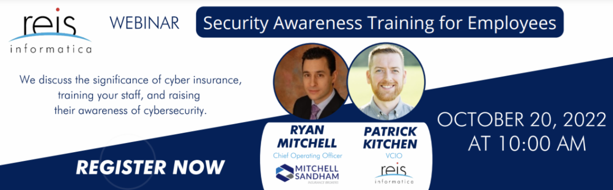 Join our Cybersecurity Awareness Training Webinar