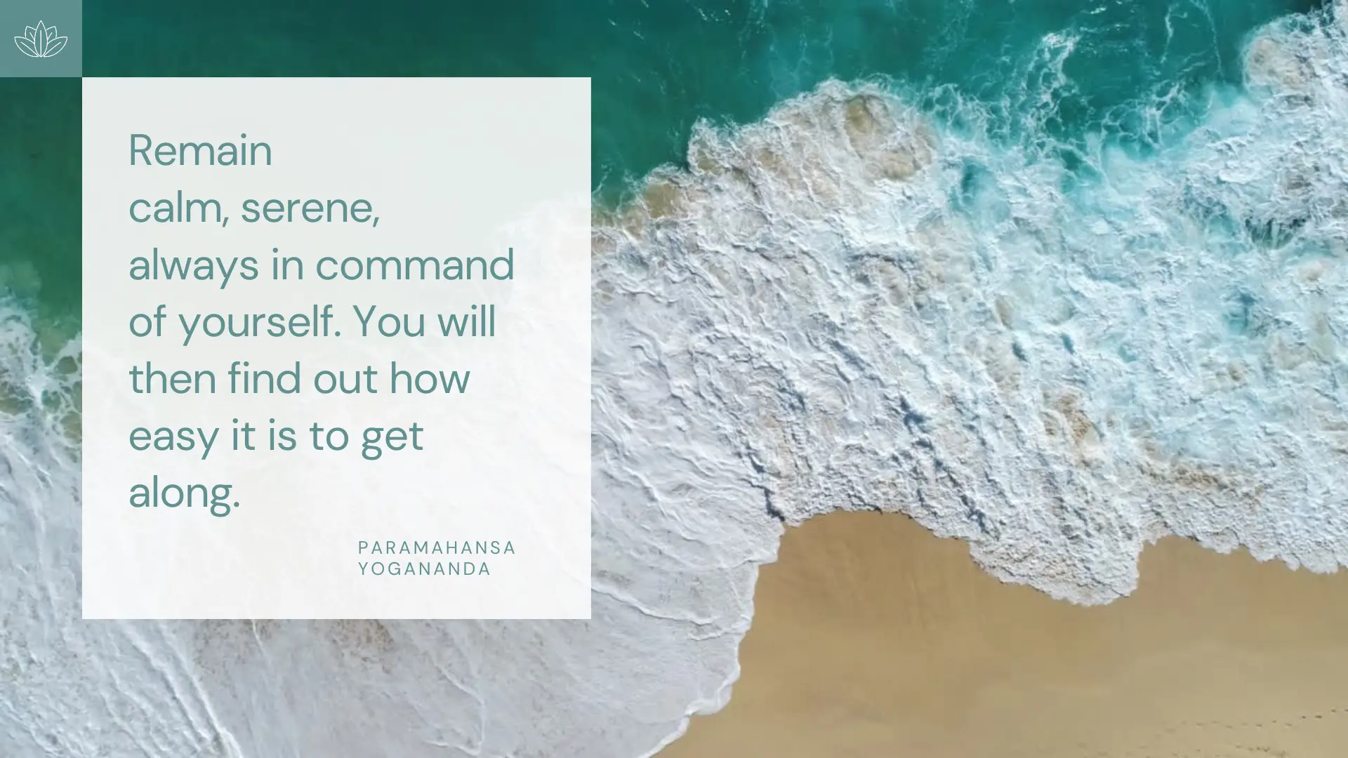 Reis Informatica inspirational quote over ocean waves background