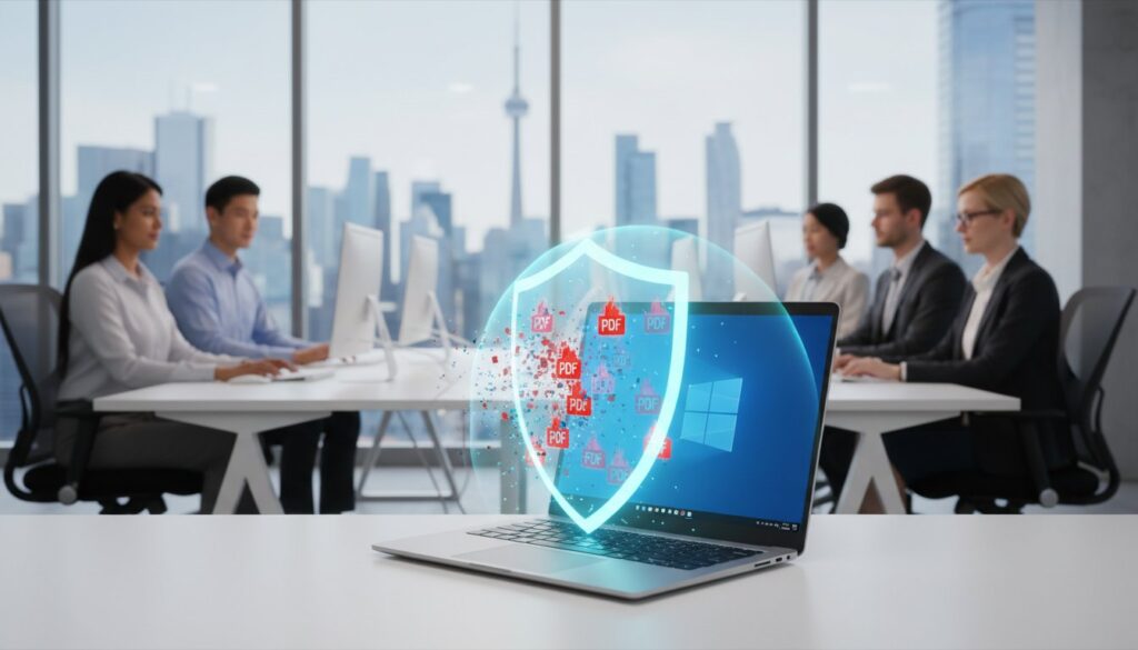 Malicious PDF Attacks on Microsoft Windows: 2026 Protection Guide for Canadian Businesses